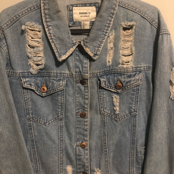 Denim jeans jacket Forever 21 #130 - Picture 2 of 9
